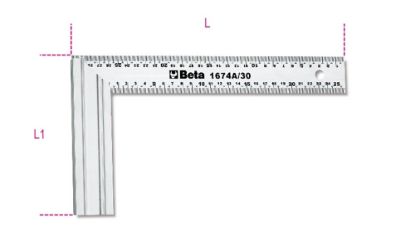 Afbeeldingen van BETA Timmermans winkelhaak 300X169MM 1674A 300