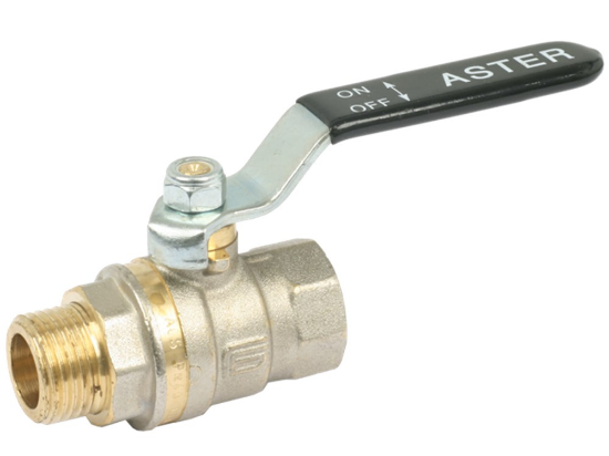 Afbeeldingen van Afsluitkraan ⅜" buitendraad/binnendraad zwart 40bar