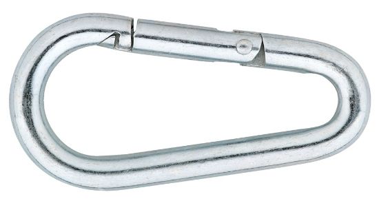 Afbeeldingen van Karabijnhaak eivormig B-DIN5299 VZ 60X6MM