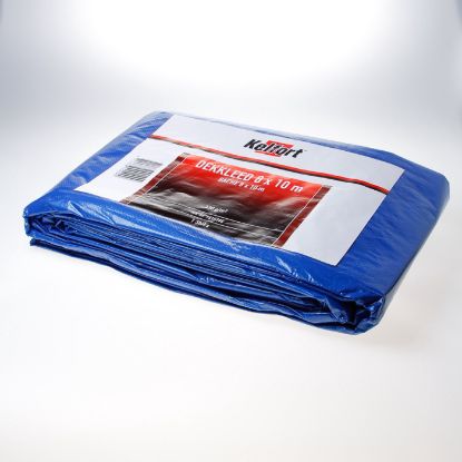 Afbeeldingen van KELFORT Dekzeil blauw 130g/M² 8X10M