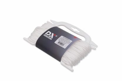 Afbeeldingen van Touw gevlochten PP wit 5MM handhouder 20M