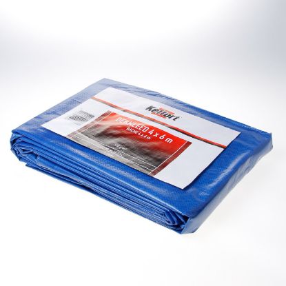 Afbeeldingen van KELFORT Dekzeil blauw 130g/M² 4X6M