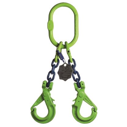 Afbeeldingen van Veiligheidshaak 2sprong Grade100 10MM 1M