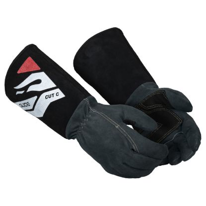Afbeeldingen van GUIDE Lashandschoen geitenleer snijbestendig C 3571