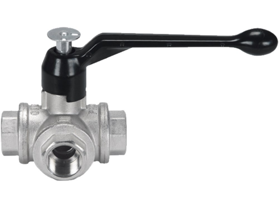 Afbeeldingen van Kogelkraan ⅜" TRIFLUX 3XBI 40bar T-boring