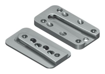 Afbeeldingen van GEBR. BODEGRAVEN Blinde houtverbinding ALU 150X80X18MM 100X180MM