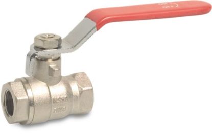 Afbeeldingen van PROFEC Kogelkraan type 100 messing vernikkeld ¼" binnendraad 25bar