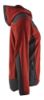 Afbeeldingen van BLÅKLÄDER Gebreid jack dames met softshell 5941 gebrand rood/zwart 2XL