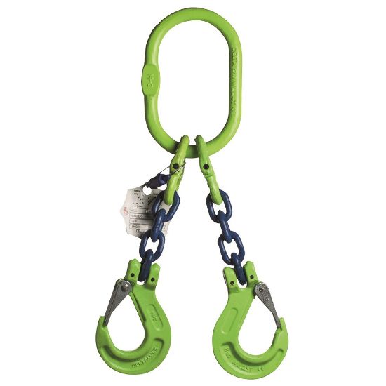 Afbeeldingen van Kettingsprong+klephaak 2Spr Grade100 10MM 4M