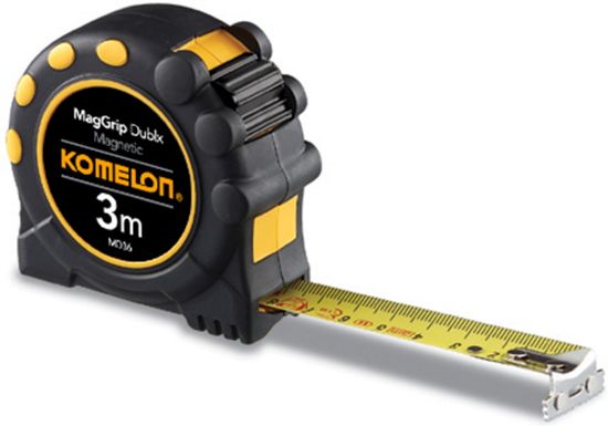 Afbeeldingen van KOMELON Rolmaat MagGrip Dublx 3M 16MM staal/nylon