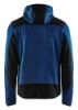 Afbeeldingen van BLÅKLÄDER Gebreid vest met softshell 4930 marineblauw/marineblauw 2XL