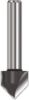 Afbeeldingen van ENT V-groeffrees HM 90° A=19,05MM schacht 8MM