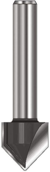 Afbeeldingen van ENT V-groeffrees HM 90° A=19,05MM schacht 8MM