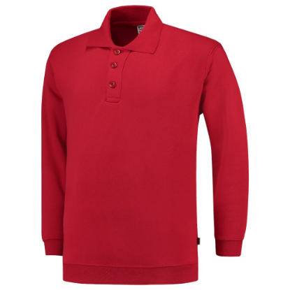 Afbeeldingen van TRICORP Polosweater met boord 301005 rood 6XL