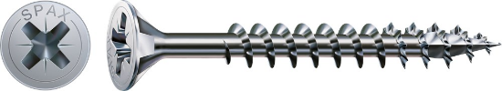 Afbeeldingen van SPAX Spaanplaatschroef verzonkenkop WIROX voldraad PZ2 3,5X50MM