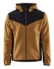 Afbeeldingen van BLÅKLÄDER Gebreid jack met softshell 5940 honinggoud/zwart M