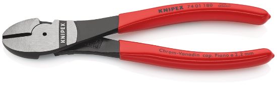 Afbeeldingen van KNIPEX Kracht zijsnijtang 7401180 DIN5749 180MM