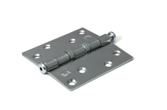 Afbeeldingen van DX Kogellagerscharnier rechte hoeken + pen staal VZ 89X89MM