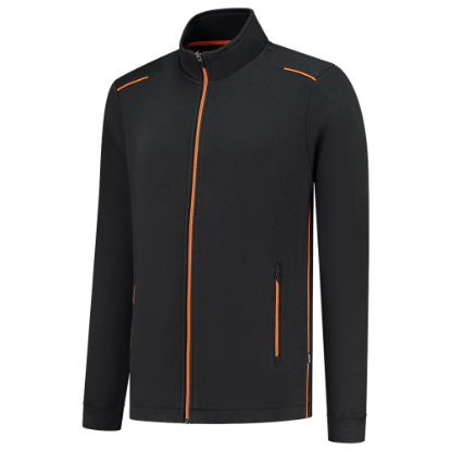 Afbeeldingen van TRICORP Sweatvest Accent 302702 zwart/oranje 2XL