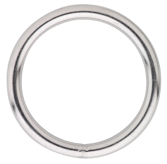 Afbeeldingen van Gelaste ring RVS316 90X8MM