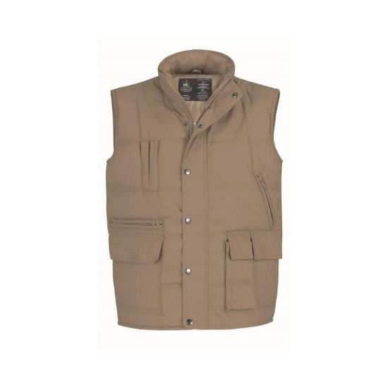 Afbeeldingen van B&C Bodywarmer Explorer 5JU880 beige S