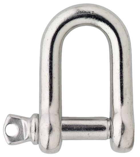 Afbeeldingen van D-sluiting handelsuitvoering RVS316 4MM label