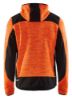 Afbeeldingen van BLÅKLÄDER Gebreid vest met softshell 4930 High Vis oranje/zwart XL