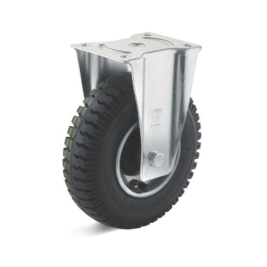 Afbeeldingen van TORWEGGE Bokwiel luchtband met plaat LRS3 230X65MM h=255MM 130kg