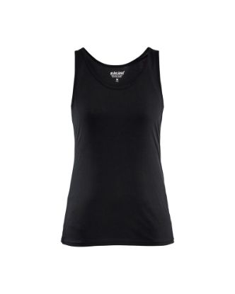 Afbeeldingen van BLÅKLÄDER Mouwloos onderhemd dames 3512 zwart 2XL