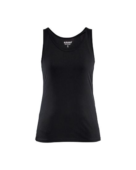 Afbeeldingen van BLÅKLÄDER Mouwloos onderhemd dames 3512 zwart 2XL