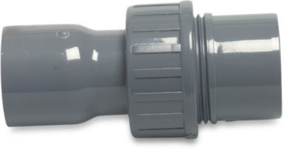 Afbeeldingen van PROFEC Koppeling handgevormd PVC-U grijs 32X32/40MM lijmmof/lijmmof/spie 16bar