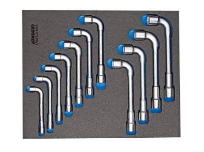 Afbeeldingen van GEDORE Dubbele soksleutelset in 2/4 CT module 11x