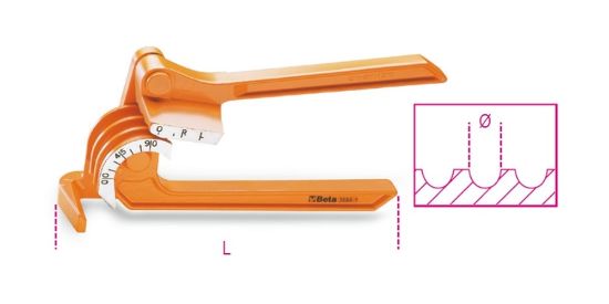 Afbeeldingen van BETA Pijpenbuigtang 6-8-10MM 388A/1