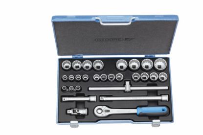 Afbeeldingen van GEDORE Dopsleutelset ½" D 19 VMU-10 10-36MM 28x
