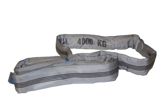 Afbeeldingen van ELLERsling Rondstrop grijs 10M werklengte 5M 4ton