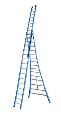 Afbeeldingen van ASC Opsteekladder Premium 3X16 treden 10,99M werkhoogte