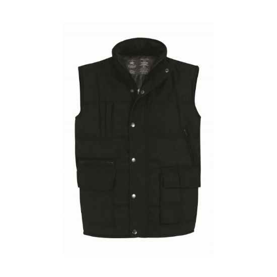 Afbeeldingen van B&C Bodywarmer Explorer 5JU880 zwart S