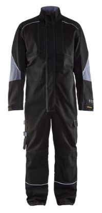 Afbeeldingen van BLÅKLÄDER Overall vlamvertragend 6061 zwart/grijs C156