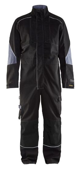 Afbeeldingen van BLÅKLÄDER Overall vlamvertragend 6061 zwart/grijs C52