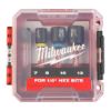 Afbeeldingen van MILWAUKEE Moeraanzetterset SHOCKWAVE magnetisch PACKOUT Friendly Box 4x