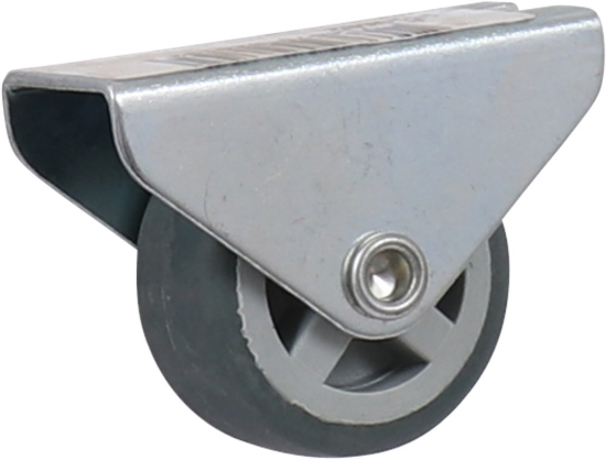 Afbeeldingen van KELFORT Bokwiel EV grijs rubber 30MM met glijlager 35kg