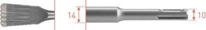 Afbeeldingen van ROTEC Patentvoegbeitel kort SDS-Plus 32X110X4MM