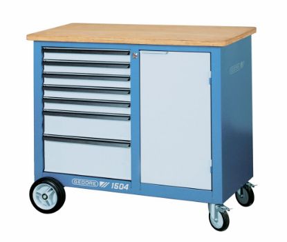 Afbeeldingen van GEDORE Verrijdbare werkbank 6 lades
