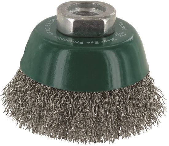 Afbeeldingen van ROTEC Komborstel gegolfd RVS-draad M14 60X0,3MM