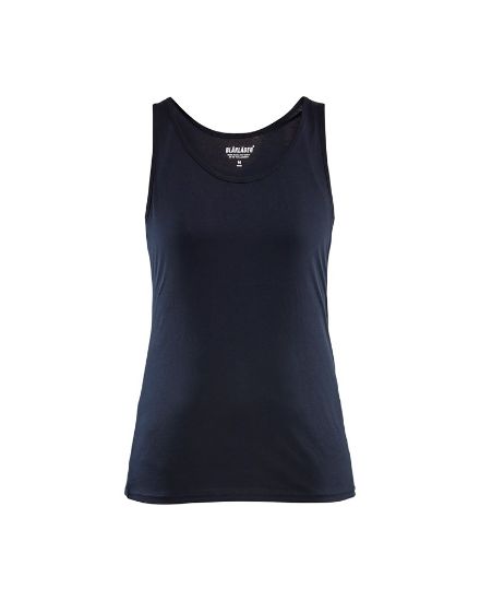 Afbeeldingen van BLÅKLÄDER Mouwloos onderhemd dames 3512 donker marineblauw L