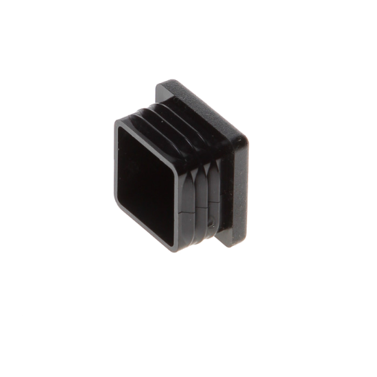 Afbeeldingen van Insteekdop vierkant zwart 30X30X1,0-2,0MM