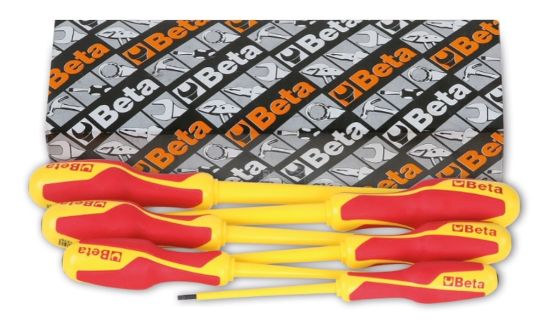 Afbeeldingen van BETA Schroevendraaierset sleuf 6x 1274MQ/S6