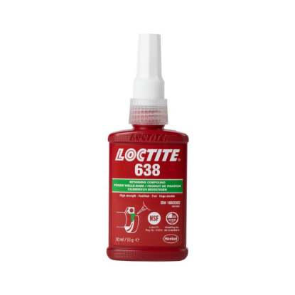Afbeeldingen van LOCTITE Schroefdraadborging 638 universeel 50ML