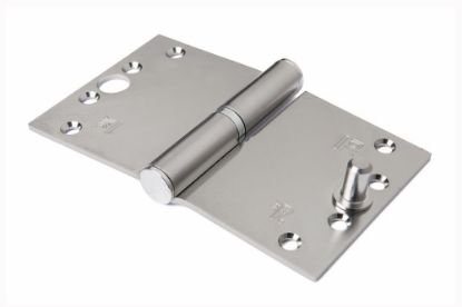 Afbeeldingen van DX Kogelstiftpaumelle links rechte hoeken SKG ***® staal VZ 89X125MM