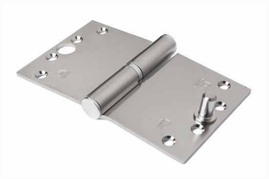 Afbeeldingen van DX Kogelstiftpaumelle links rechte hoeken SKG ***® staal VZ 89X125MM